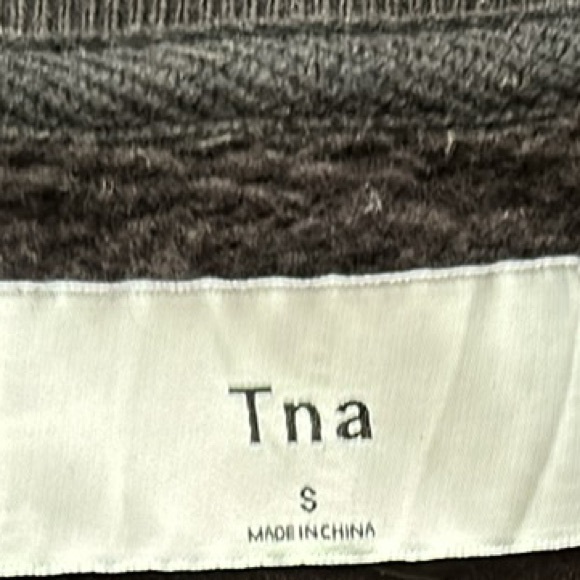 Aritzia TNA Navia Dress black sweatshirt S - Picture 6 of 8